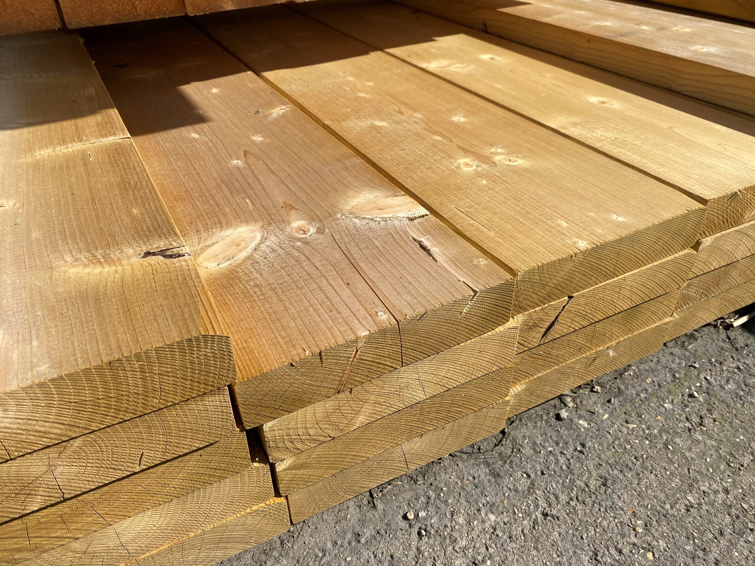 Sawn Treated & Regularised C24 - 47mm X 200mm | Bennetts Timber